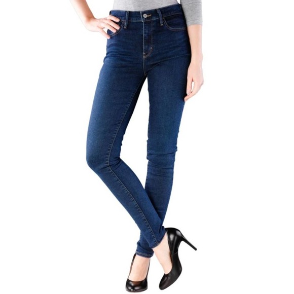 Levi's Denim - LEVI STRAUSS 720 High Rise Super Skinny Blue Jeans 52797-0002 - Size 25